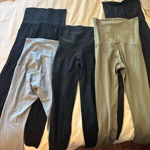 5 pair maternity leggings